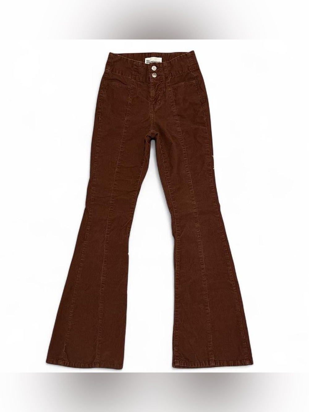 No Boundaries Corduroy High Rise Bell Bottoms